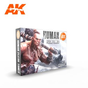 画像1: AKアクリル3G[AK11603][3G]ヒューマンフレッシュトーン6色セット (1)
