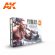 画像1: AKアクリル3G[AK11603][3G]ヒューマンフレッシュトーン6色セット (1)