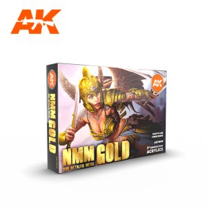 画像1: AKアクリル3G[AK11606][3G]NMMノンメタリックメタル：ゴールド6色セット (1)