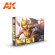 画像1: AKアクリル3G[AK11606]NMMノンメタリックメタル：ゴールド6色セット (1)