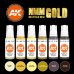 画像3: AKアクリル3G[AK11606][3G]NMMノンメタリックメタル：ゴールド6色セット (3)
