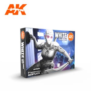 画像1: AKアクリル3G[AK11609][3G]ホワイトカラーズ6色セット (1)