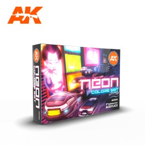 画像1: AKアクリル3G[AK11610][3G]ネオンカラーズ6色セット (1)