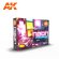画像1: AKアクリル3G[AK11610][3G]ネオンカラーズ6色セット (1)