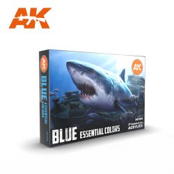 画像1: AKアクリル3G[AK11618][3G]ブルーエッセンシャルカラー6色セット