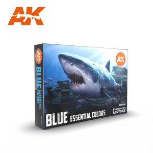 画像1: AKアクリル3G[AK11618][3G]ブルーエッセンシャルカラー6色セット (1)