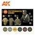 画像2: AKアクリル3G[AK11624][3G]スプリッター迷彩服カラー6色セット (2)