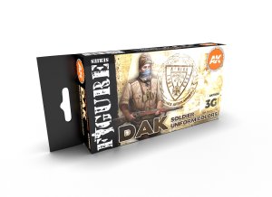 画像1: AKアクリル3G[AK11628][3G]DAK兵士ユニフォームカラー6色セット (1)