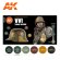 画像2: AKアクリル3G[AK11629]WW1ドイツ軍ユニフォームカラー6色セット (2)