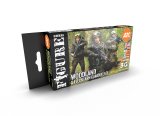 AKアクリル3G[AK11632][3G]現用ウッドランド＆フレックターンユニフォームカラー6色セット