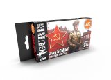 AKアクリル3G[AK11635][3G]ソビエトWW2ユニフォームカラー6色セット