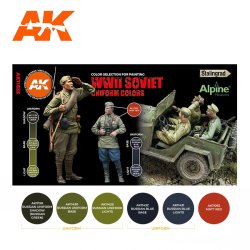 画像2: AKアクリル3G[AK11635][3G]ソビエトWW2ユニフォームカラー6色セット