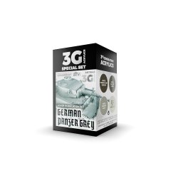 画像1: AKアクリル3G[AK11642][3G]パンツァーグレイ用モジュレーション4色セット
