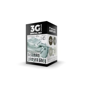 画像1: AKアクリル3G[AK11642][3G]パンツァーグレイ用モジュレーション4色セット (1)
