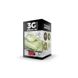 画像1: AKアクリル3G[AK11643][3G]オリーブドラブ用モジュレーション4色セット (1)