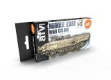 AKアクリル3G[AK11648][3G]中東戦争AFV塗装色6色セット