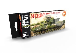 画像1: AKアクリル3G[AK11653][3G]現用アメリカ陸軍MERDC迷彩カラー8色セット (1)