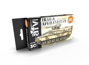 画像1: AKアクリル3G[AK11655] イラク・アフガニスタン塗装色6色セット (1)