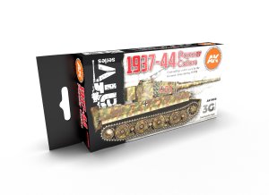 画像1: AKアクリル3G[AK11656][3G]ドイツ戦車塗装色6色セット1937-44年 (1)