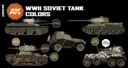 画像2: AKアクリル3G[AK11657][3G]ソビエト戦車塗装色6色セット
