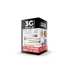 画像1: AKアクリル3G[AK11670][3G]ツールカラー3色セット (1)