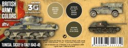 画像2: AKアクリル3G[AK11677][3G]イギリス軍チュニジア・シシリー・イタリア戦線1943-45年3色セット