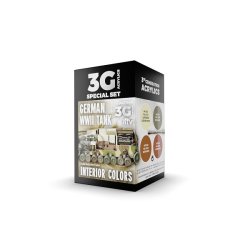 画像1: AKアクリル3G[AK11688][3G]WW2ドイツ軍車内インテリアカラー4色セット