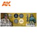 画像2: AKアクリル3G[AK11690][3G]WW2ドイツ空軍パイロットユニフォームカラー4色セット (2)
