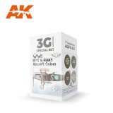 AKアクリル3G[AK11711][3G]WW1 RFC&RNASイギリス航空機カラー4色セット