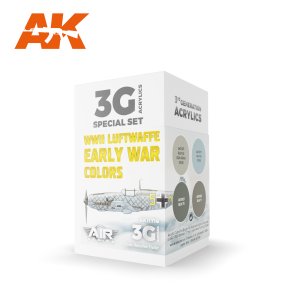 画像1: AKアクリル3G[AK11716][3G]ドイツ空軍航空機カラー4色セットWW2初期 (1)