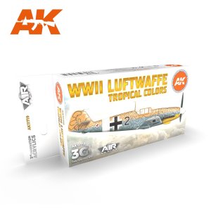 画像1: AKアクリル3G[AK11719][3G]ドイツ空軍航空機カラー6色セットWW2アフリカ戦線 (1)