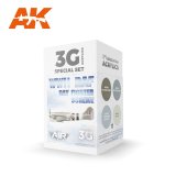 AKアクリル3G[AK11725][3G]WW2イギリス空軍昼間戦闘機カラー4色セット