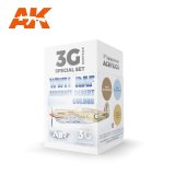 AKアクリル3G[AK11726][3G]WW2イギリス空軍デザートカラー3色セット