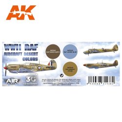 画像2: AKアクリル3G[AK11726][3G]WW2イギリス空軍デザートカラー3色セット