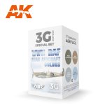 AKアクリル3G[AK11727][3G]WW2イギリス空軍SEAC航空機カラー4色セットWW2