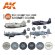 画像2: AKアクリル3G[AK11729][3G]WW2アメリカ海軍・海兵隊航空機カラー6色セット (2)
