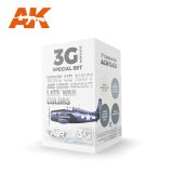 AKアクリル3G[AK11730][3G]WW2アメリカ海軍・海兵隊航空機・後期カラー4色セット