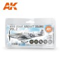 AKアクリル3G[AK11733][3G]WW2アメリカ陸軍航空隊カラー5色セット2
