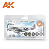 AKアクリル3G[AK11733][3G]WW2アメリカ陸軍航空隊カラー5色セット2