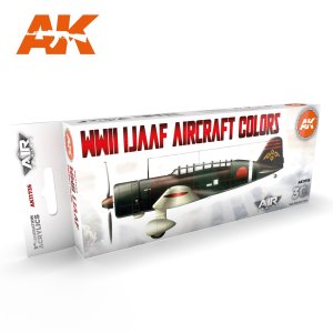 画像1: AKアクリル3G[AK11735][3G]WW2日本陸軍機カラー8色セット (1)