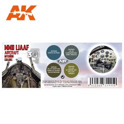 画像2: AKアクリル3G[AK11736][3G]WW2日本陸軍機インテリアカラー4色セット
