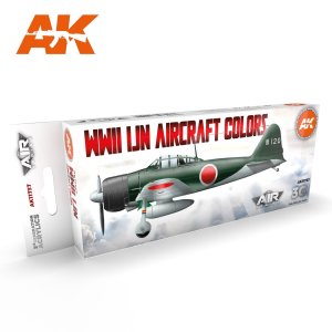 画像1: AKアクリル3G[AK11737][3G]WW2日本海軍機カラー8色セット (1)