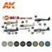 画像2: AKアクリル3G[AK11737][3G]WW2日本海軍機カラー8色セット (2)