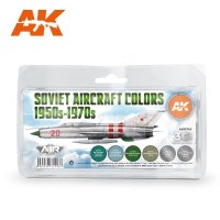 AKアクリル3G[AK11743][3G]ソビエト航空機カラー6色セット1950s-1970s