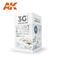 AKアクリル3G[AK11745][3G]アメリカ海軍・海兵隊航空機カラー3色セット1945-1980