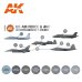 画像2: AKアクリル3G[AK11746][3G]現用アメリカ空軍＆ANG航空機カラー8色セット (2)