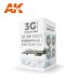 画像1: AKアクリル3G[AK11749][3G]アメリカ空軍航空機欧州迷彩カラー4色セット1980s (1)