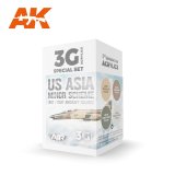 AKアクリル3G[AK11751][3G]中東IIAF&IRIAF航空機カラー4色セット