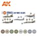 画像2: AKアクリル3G[AK11752][3G]イスラエル空軍航空機カラー8色セット (2)