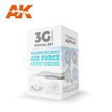 AKアクリル3G[AK11753][3G]現用ギリシャ空軍ゴースト迷彩4色セット